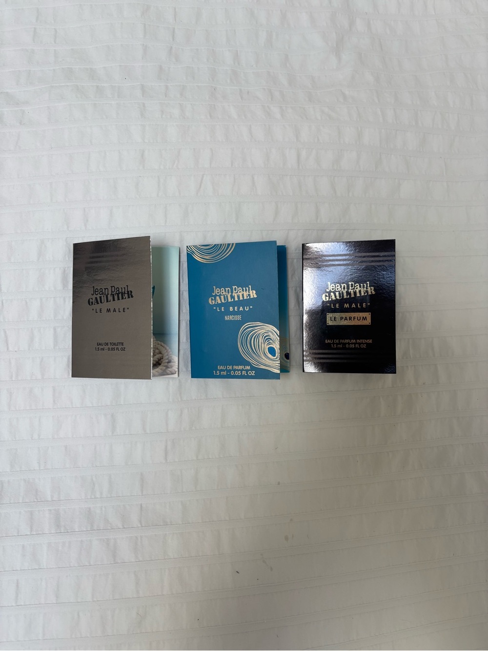 Jean Paul Gaultier sample cards